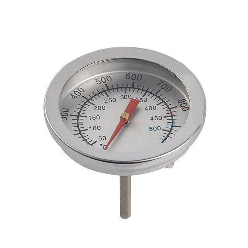 1 Pcs 2 inch Stainless Steel Grill Bimetallic Thermometer Temp Gauge with Anti-fog Glass Dual Display Outdoor - Image 2