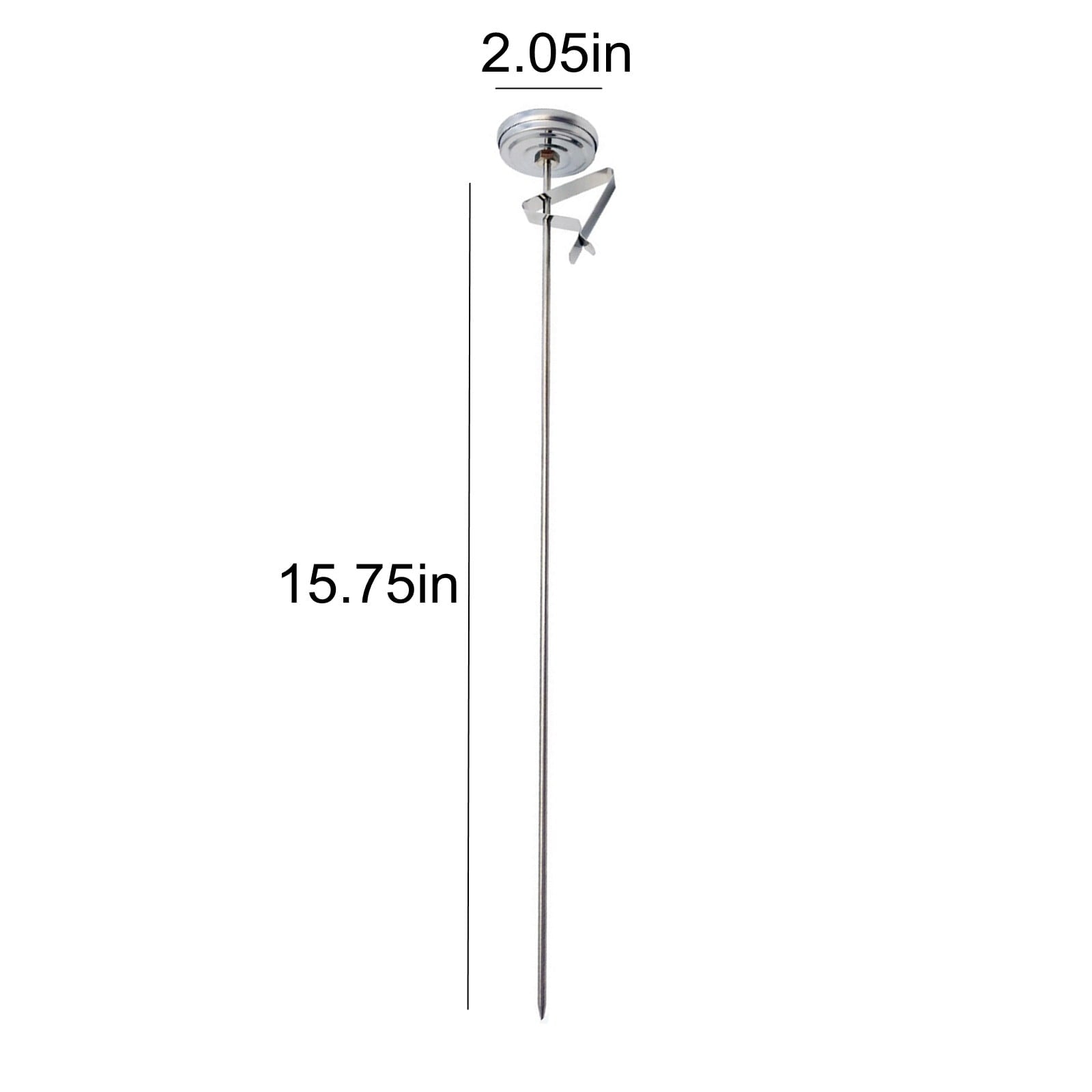 BBQ Thermometer Gauge,Barbecue BBQ Pit Smoker Grill Thermometer Temp Gauge - Image 3