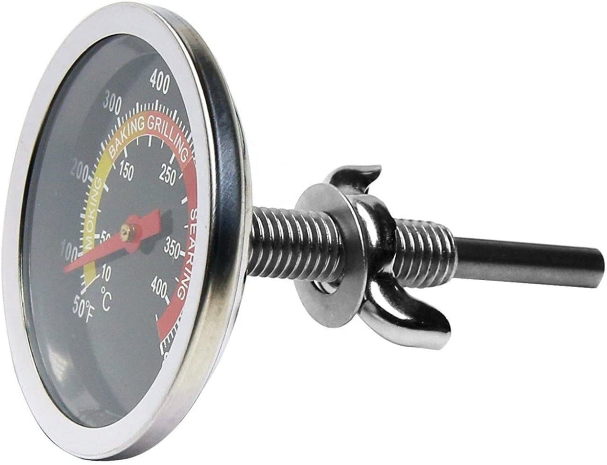 Universal Replacement Grill / Smoker Thermometer - Colour Face - Image 3