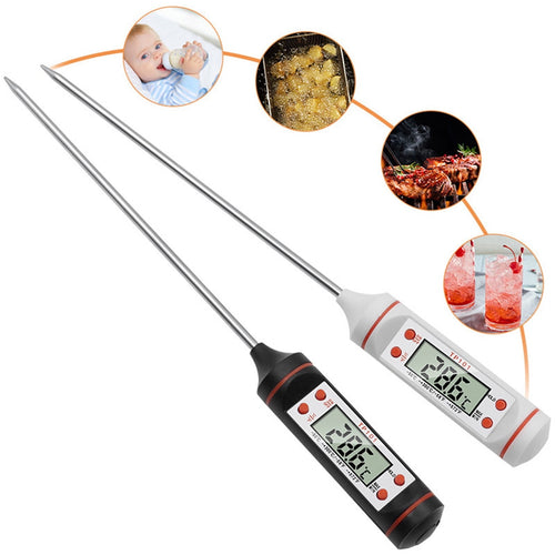 0.7 Seconds Instant Read Meat Thermometer Digital for Cooking with Backlit & Waterproof, Kitchen Gadgets Digital Food... - Image 2